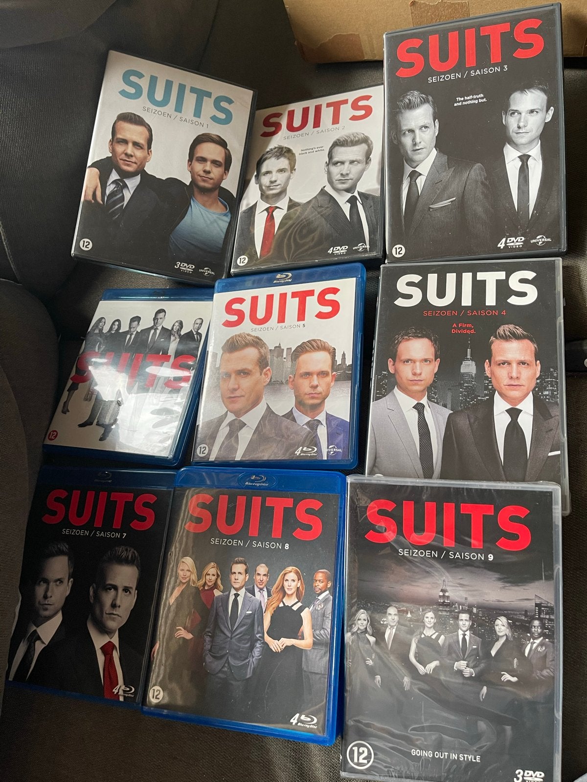 Suits Complete Serie DVD/Blu-ray Seizoenen 1-9, Cd's en Dvd's, Engels, Nederlands, Drama, Ophalen of Verzenden