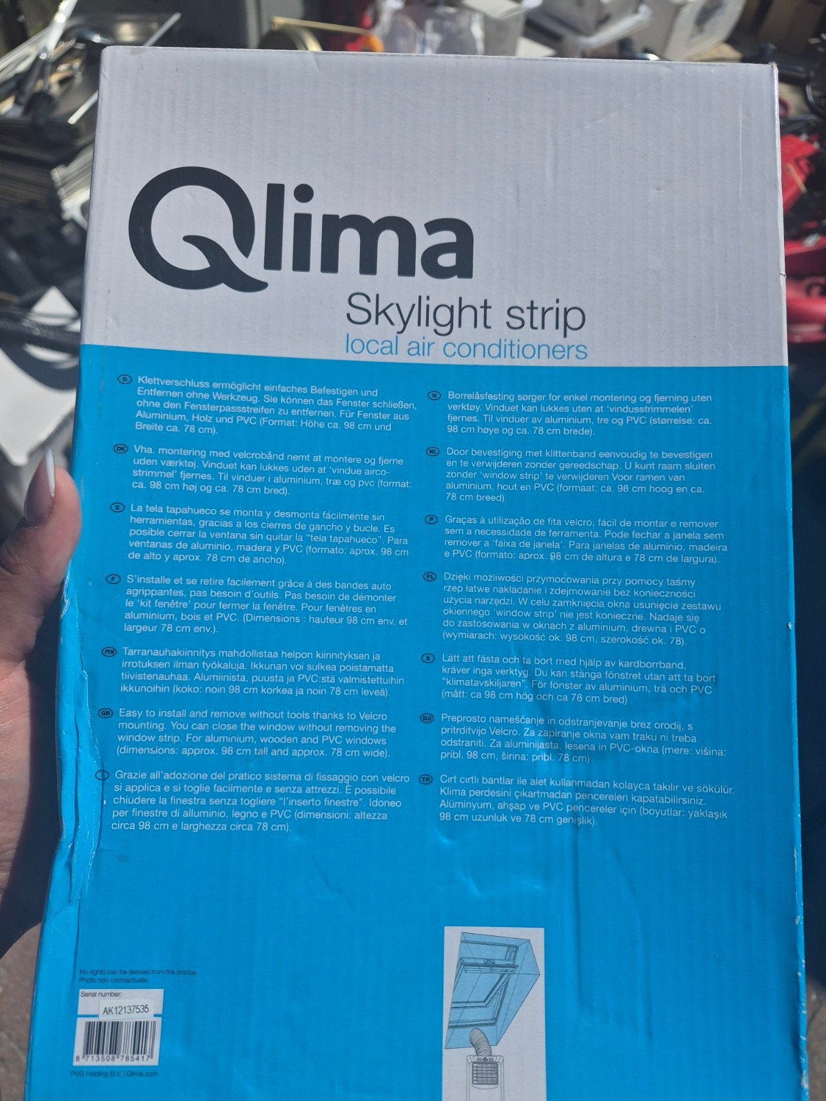 Nieuwe Qlima Raamafdichtingskit voor Mobiele Airco, Ophalen of Verzenden