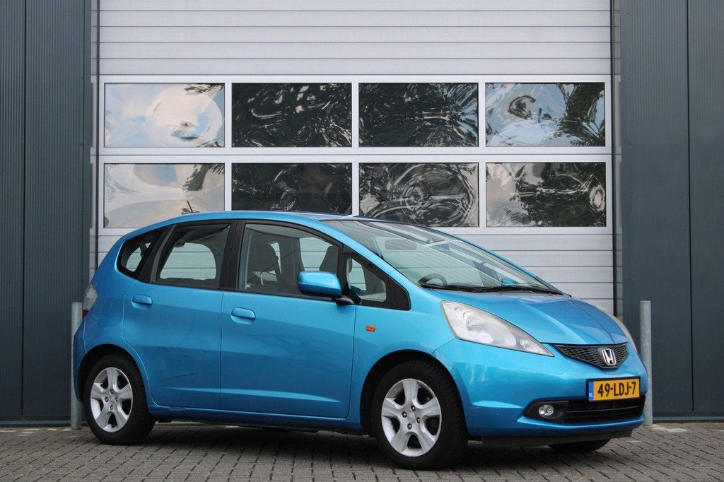 Honda Jazz 1.2 Trend 5-Deurs Airco/Stuurbekrachtiging/Elek.R, Voorwielaandrijving, Euro 5, 4 cilinders, Blauw