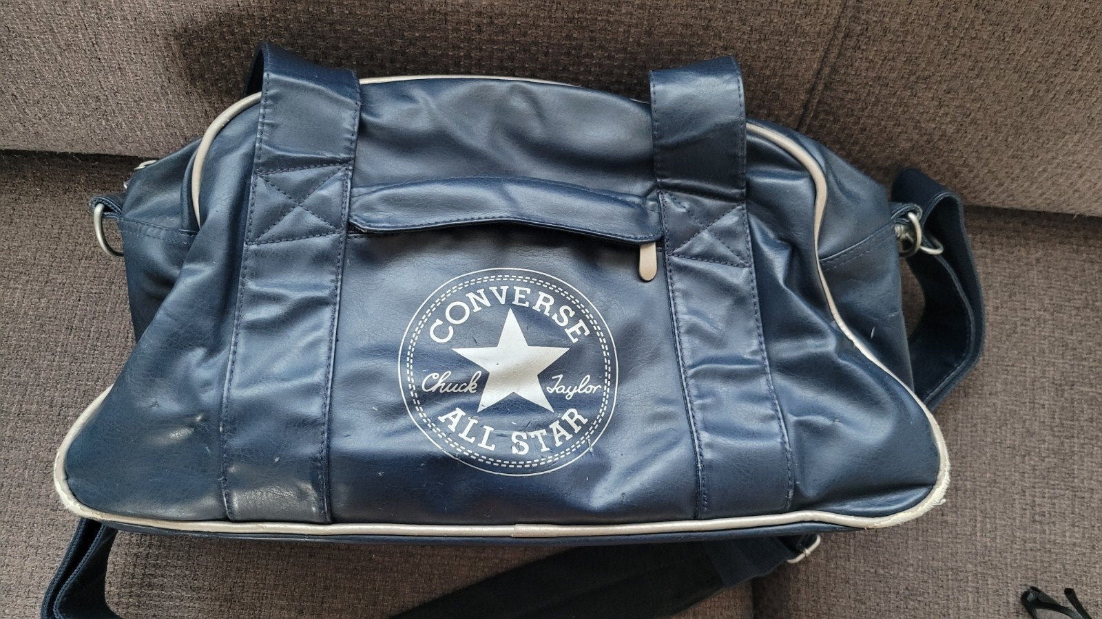 Converse All Star Schoudertas - Gebruikt maar Functioneel, Ophalen of Verzenden, Gebruikt, Blauw, Overige merken