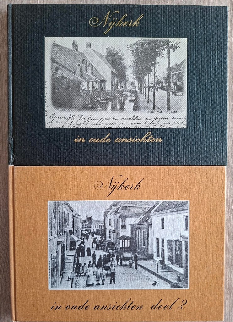 Nijkerk in oude ansichten, deel 1 en 2, Boeken, Verzenden, 20e eeuw of later, Zo goed als nieuw