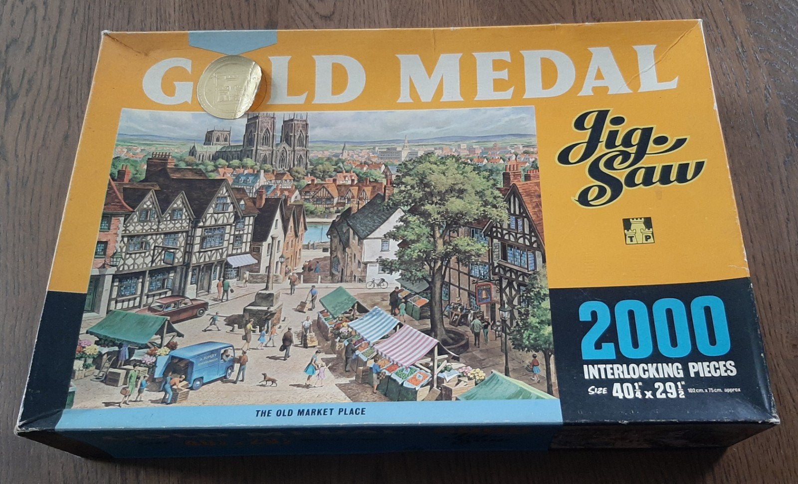 Oude engelse vintage puzzle t p / tower press, Ophalen of Verzenden, Gebruikt, Legpuzzel