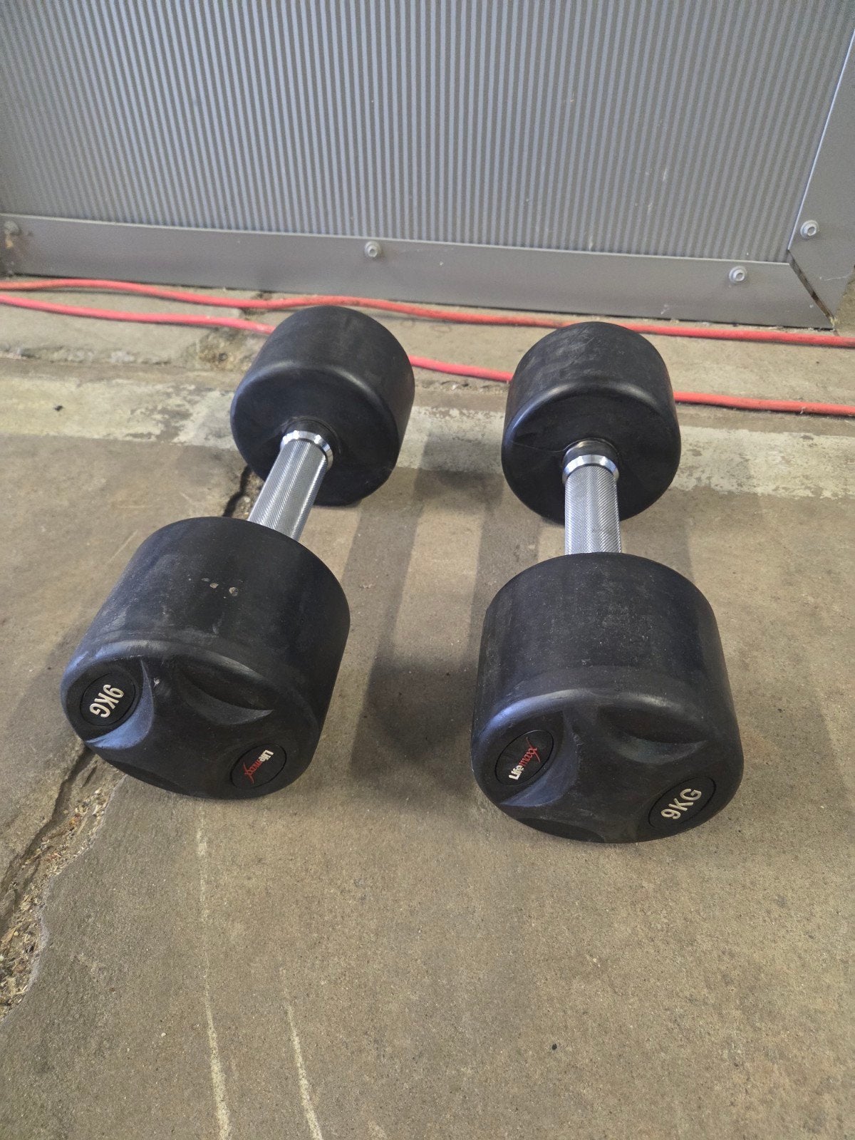 Lifemaxx Dumbells gewichten 2x9kg, Ophalen, Dumbbell