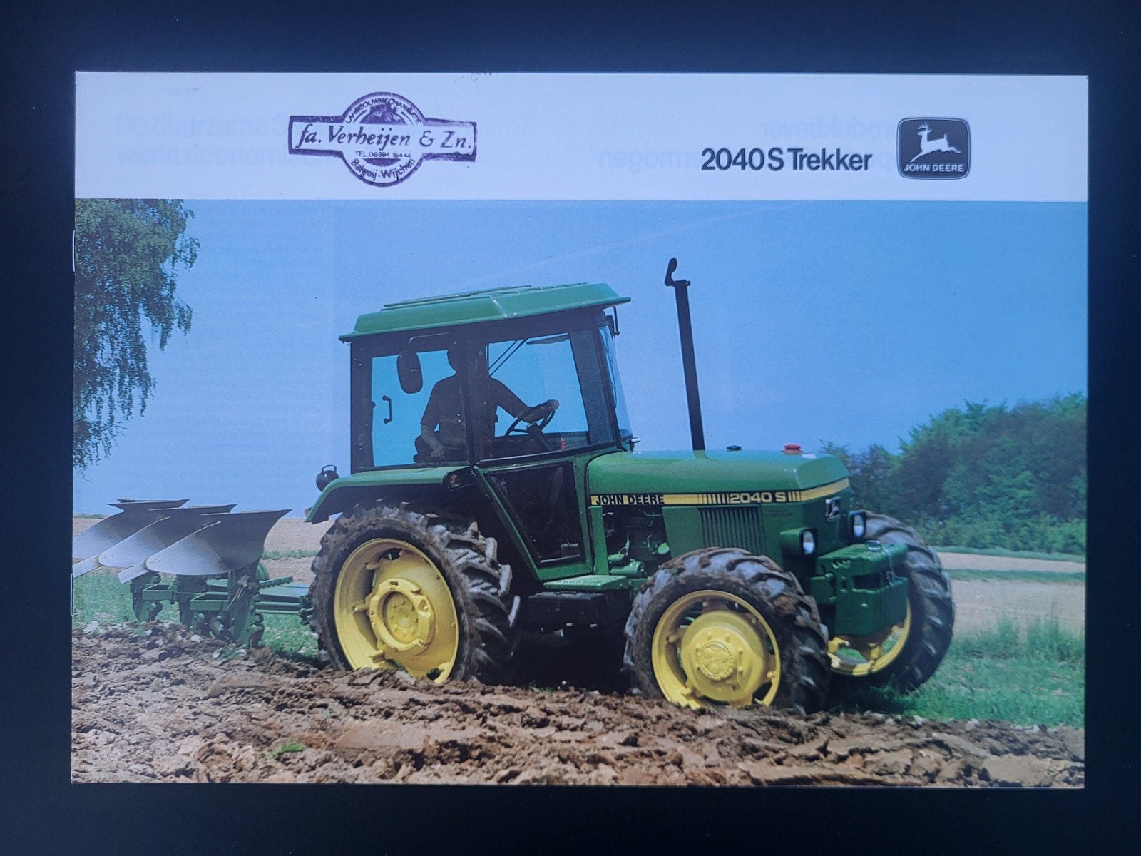 tractor folder John Deere 2040 S trekker, Ophalen of Verzenden, Zo goed als nieuw