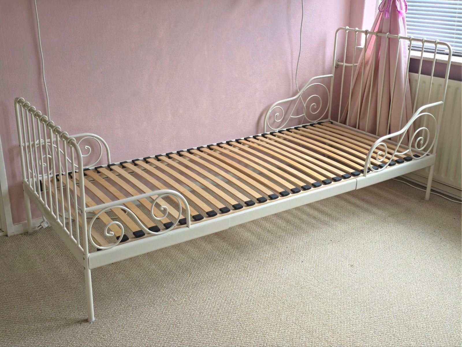 Ikea meegroeibed, Kinderen en Baby's, Ophalen, Gebruikt, Lattenbodem