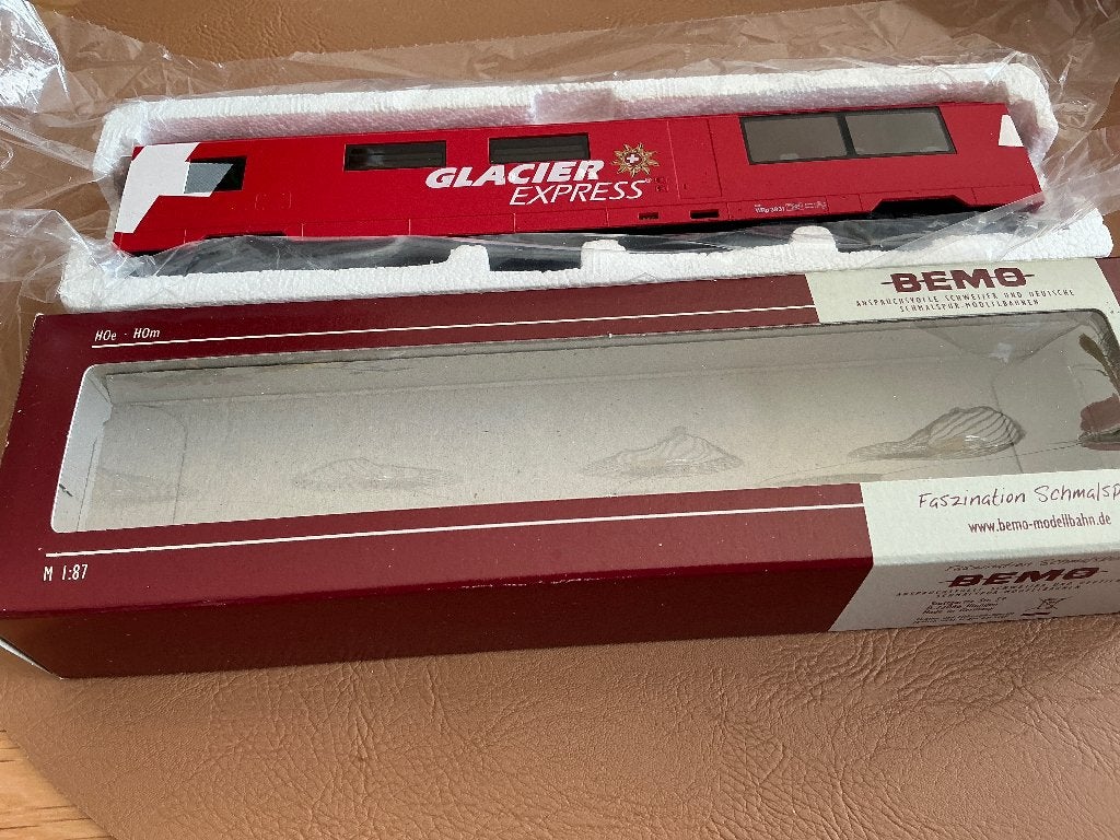Bemo smalspoor Gacier Express, Overige merken, Gelijkstroom, Ophalen of Verzenden, Nieuw