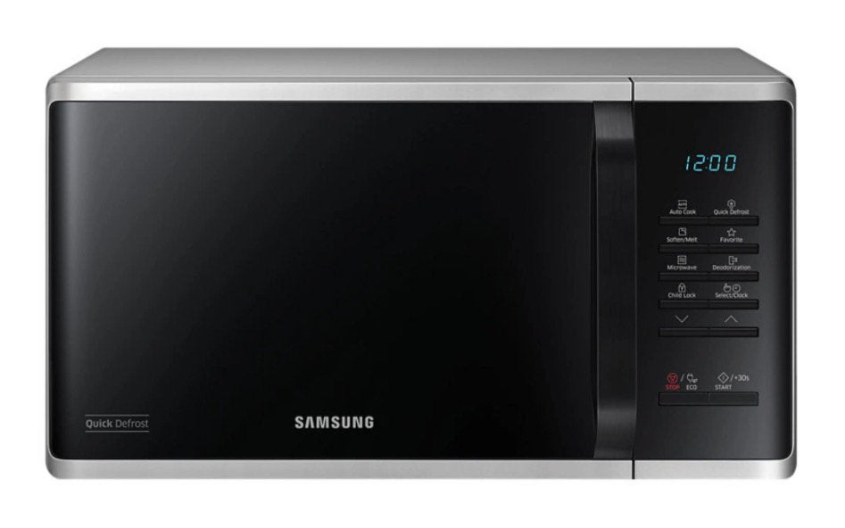 Magnetron Samsung MS23K3513AS Zwart, Ophalen, Crisp, Draaiplateau, Magnetron