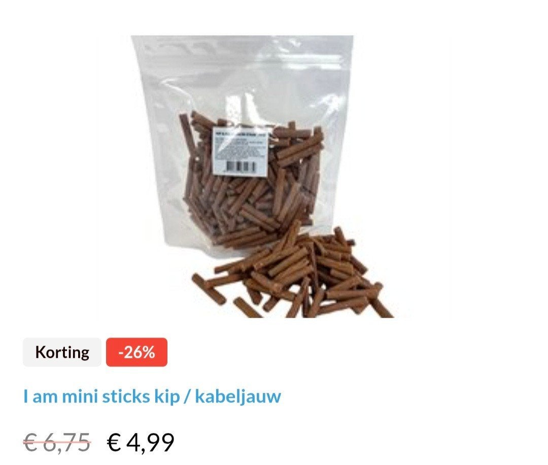 I am hondensnacks, Dieren en Toebehoren, Ophalen of Verzenden, Hond