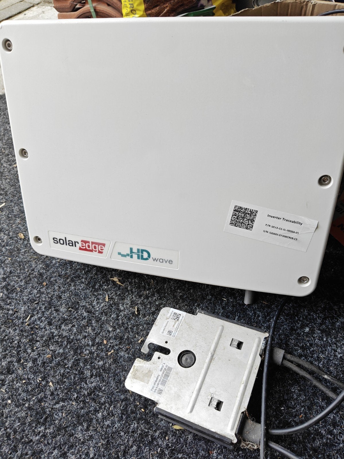 SolarEdge HD Wave omvormer met 7 P300 SolarEdge optimizers, Ophalen of Verzenden, Gebruikt