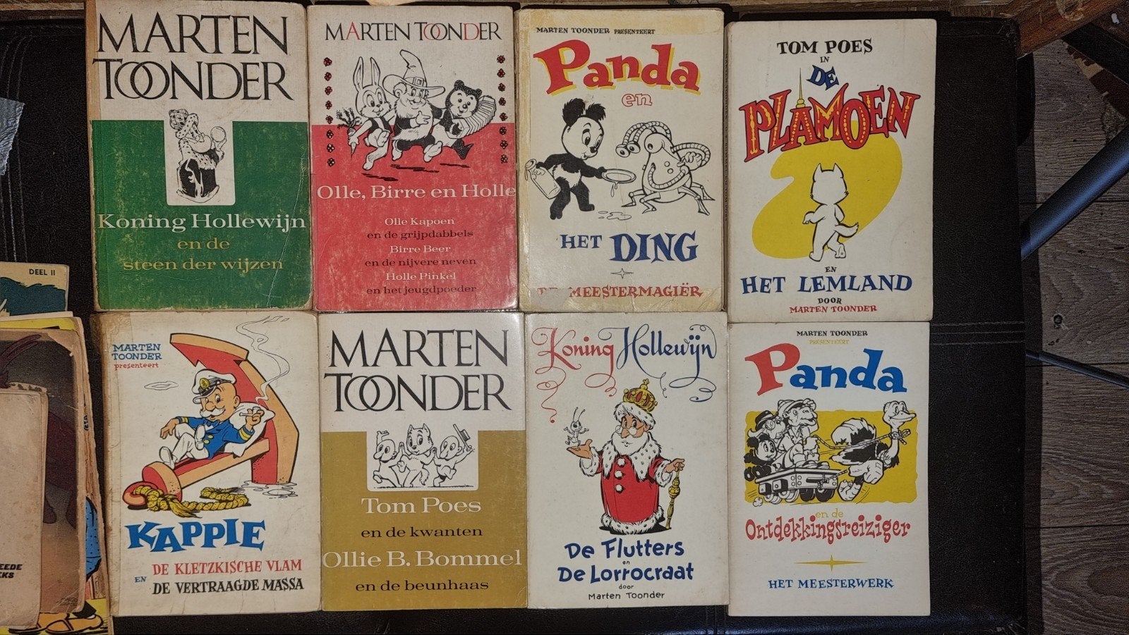 8 x Marten Toonder en Tom Poes Stripboeken Collectie, Boeken, Meerdere stripboeken, Ophalen of Verzenden, Gelezen, Marten Toonder