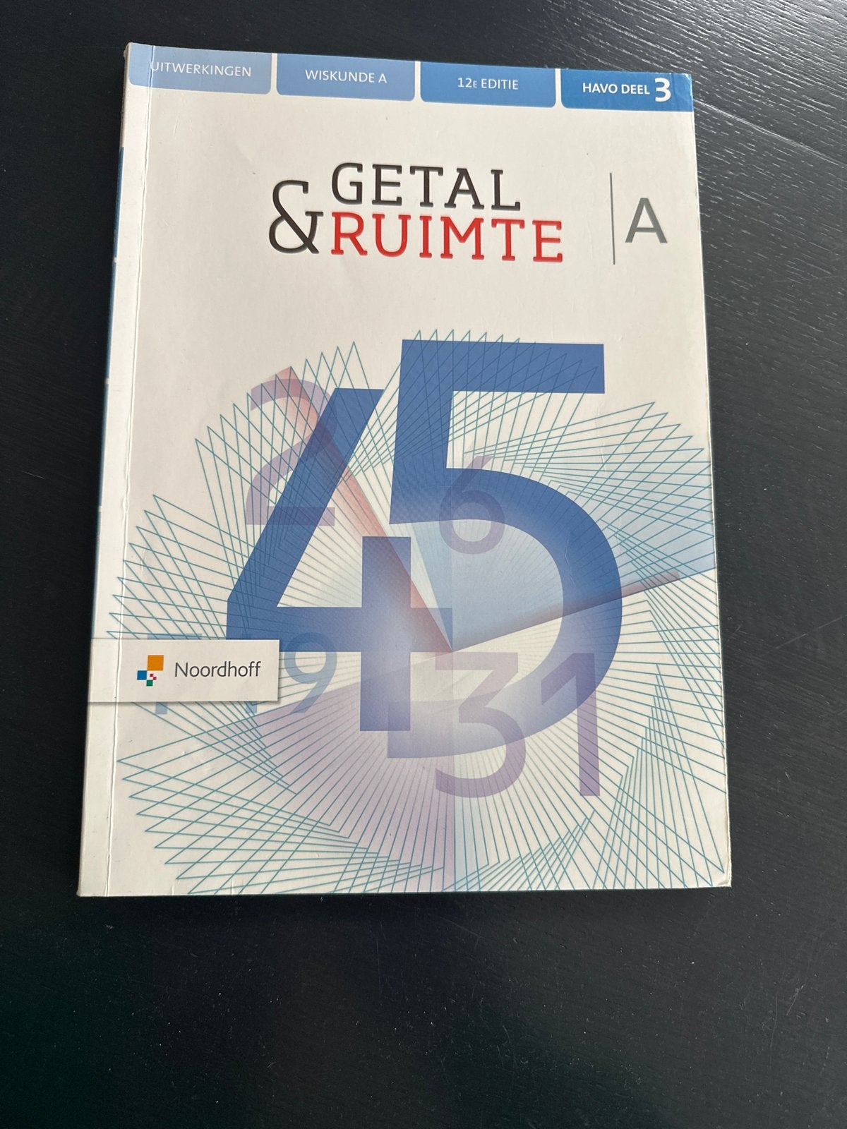 Getal & Ruimte A Wiskunde A HAVO deel 3 uitwerking 12e ed. ), Boeken, Schoolboeken, Ophalen of Verzenden, Gelezen, HAVO, Wiskunde A