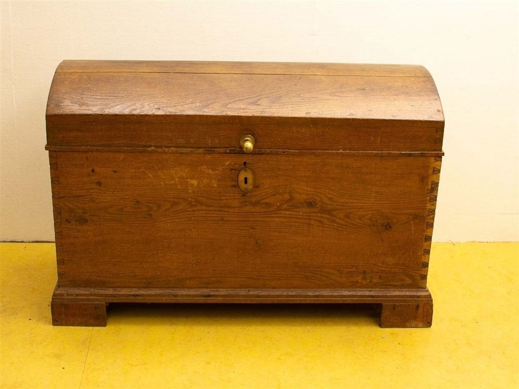 Houten dekenkist 29761, Ophalen of Verzenden, Gebruikt, 50 tot 100 cm