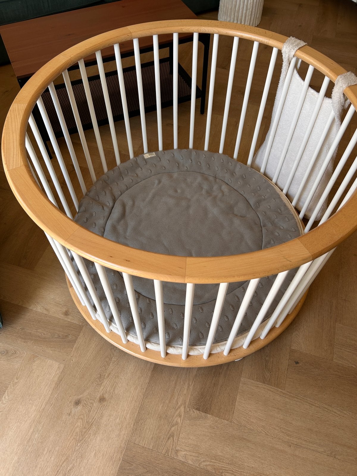 Bopita Ronde Box met 2 Boxkleden en Speelgoedzak, Kinderen en Baby's, Boxen, Ophalen, Gebruikt, Rond, In hoogte verstelbaar