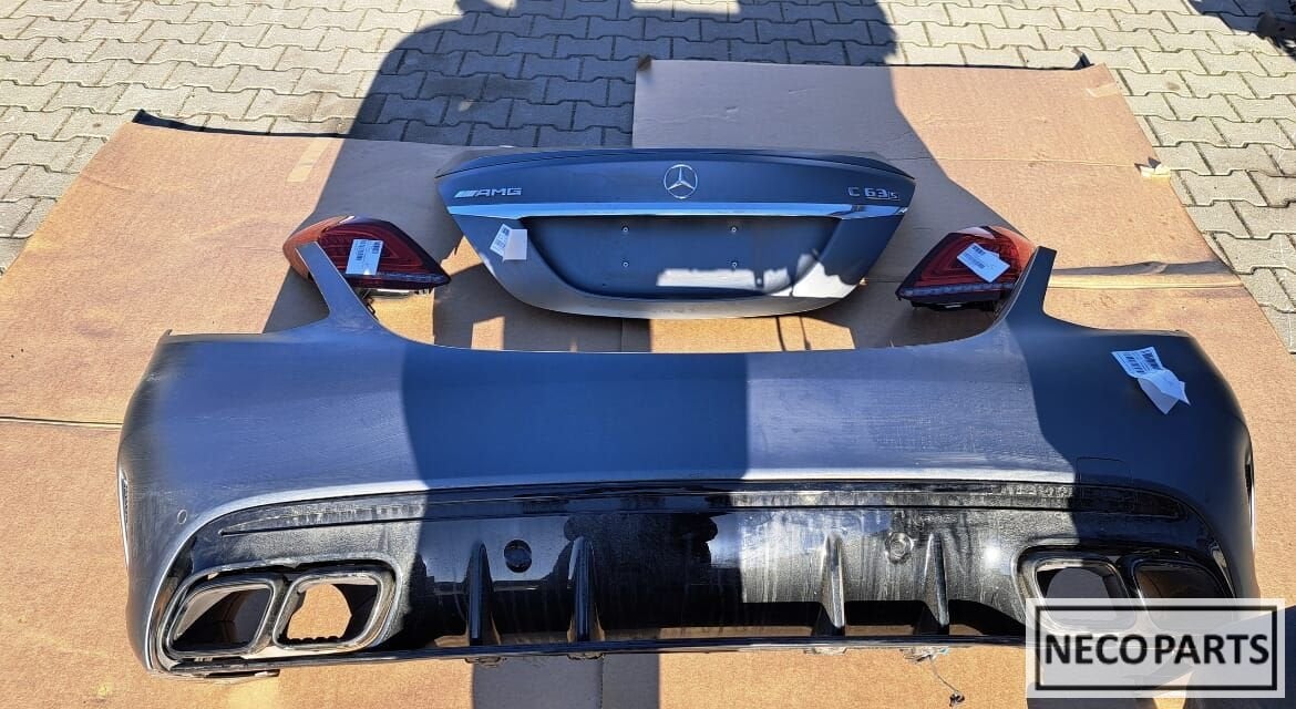 MERCEDES W205 C KLASSE C63s ACHTERKLEP ACHTERLICHT BUMPER, Gebruikt, -, Ophalen of Verzenden, -