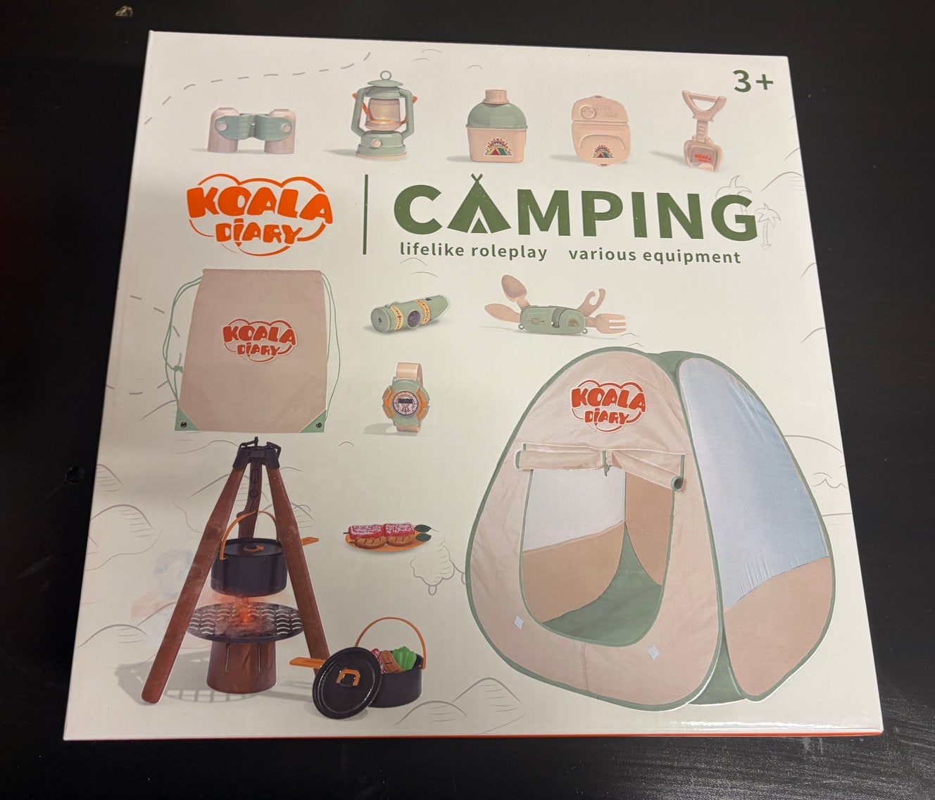 Koala Diary Camping Speelset - Realistisch Rollenspel, Koala diary, Nieuw, Ophalen of Verzenden, Rietkeverstraat 52