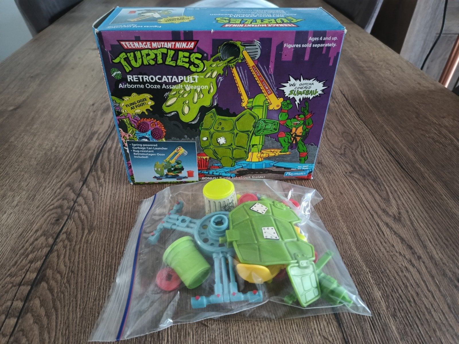 Vintage Teenage Mutant Ninja Turtles RetroCatapult compleet, Ophalen of Verzenden, Zo goed als nieuw