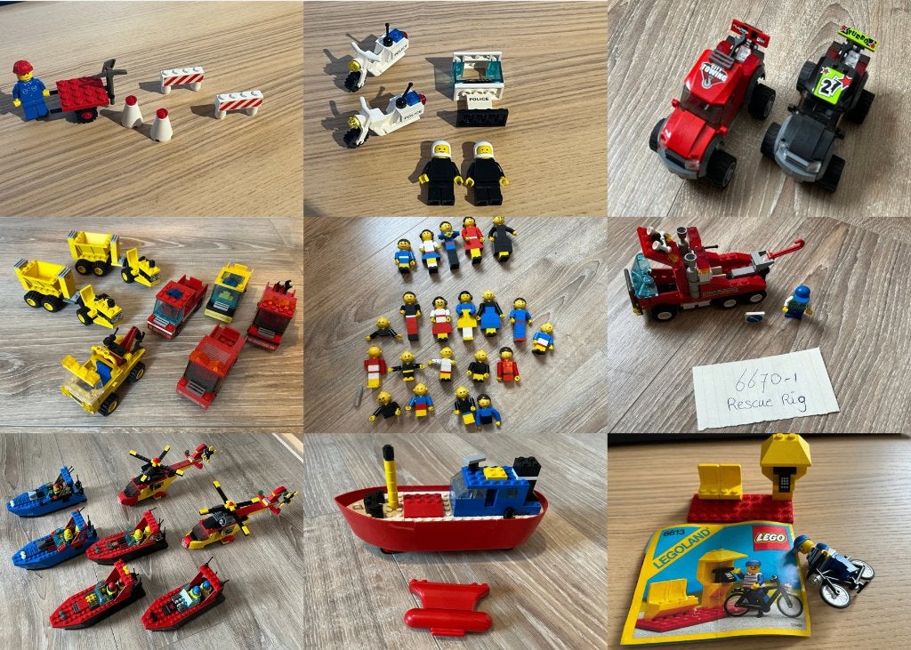 Vintage LEGO sets (jaren ‘80/’90 stijl), Ophalen of Verzenden, Gebruikt, Meerdere sets, Lego