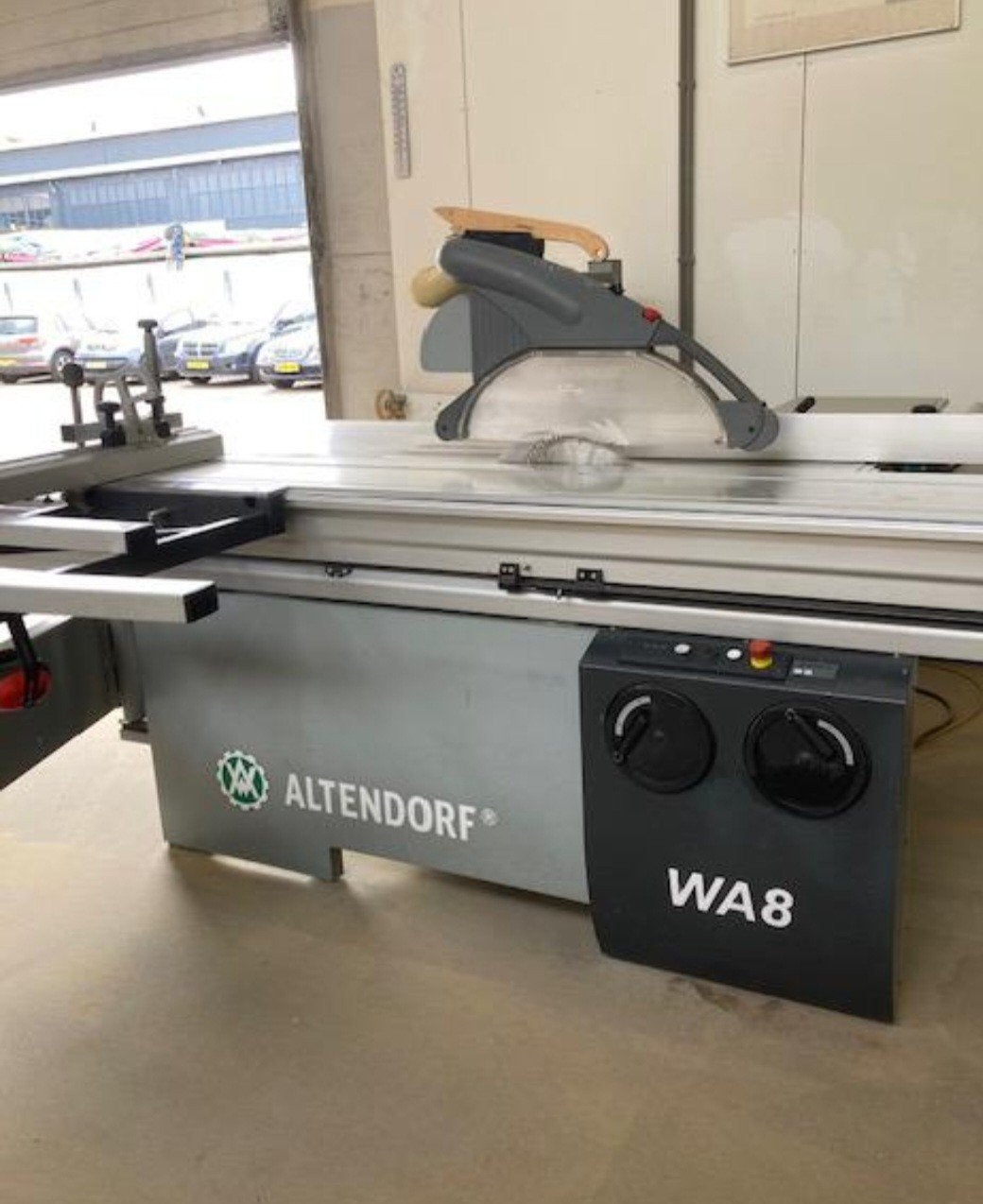 Altendorf Formaatzaag roltafel 320 Type W8, Doe-het-zelf en Verbouw, Gereedschap | Zaagmachines, Ophalen, Gebruikt, Altendorf