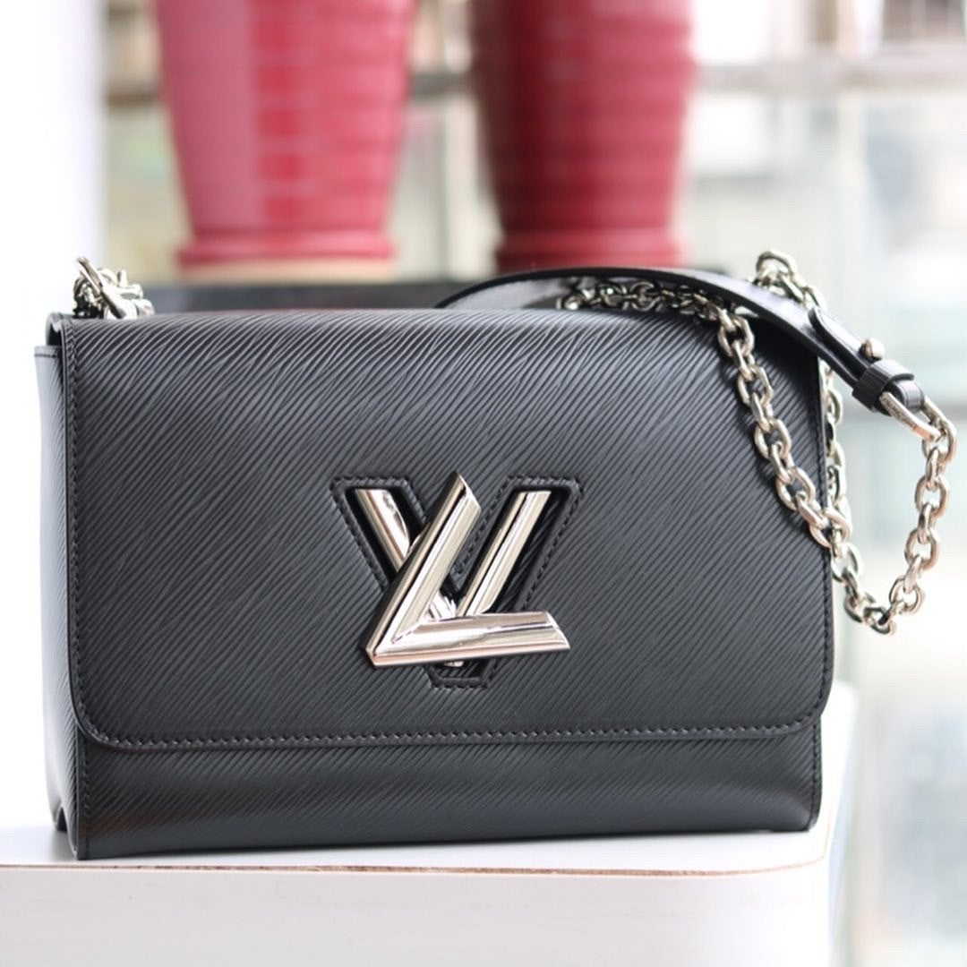Louis vuitton twist bag tas handtas crossbody, Ophalen of Verzenden, Zo goed als nieuw, Zwart, Handtas