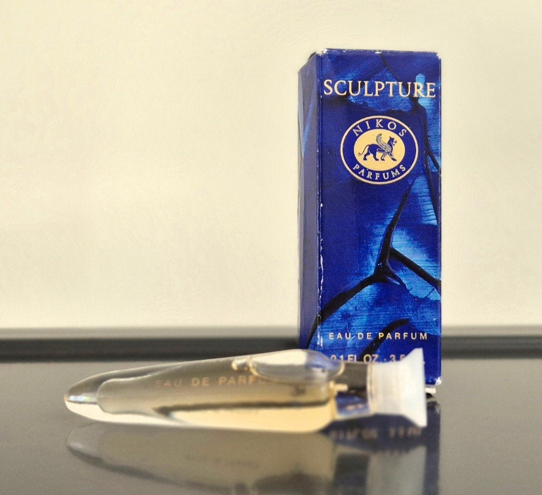 Nikos Parfums - Sculpture - miniatuur met doosje, Ophalen of Verzenden, Miniatuur, Gevuld