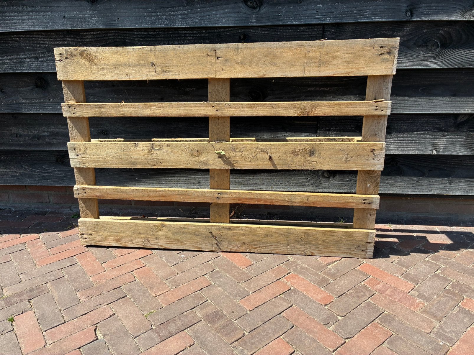 Pallet, Ophalen, Zo goed als nieuw, 50 mm of meer, Minder dan 200 cm