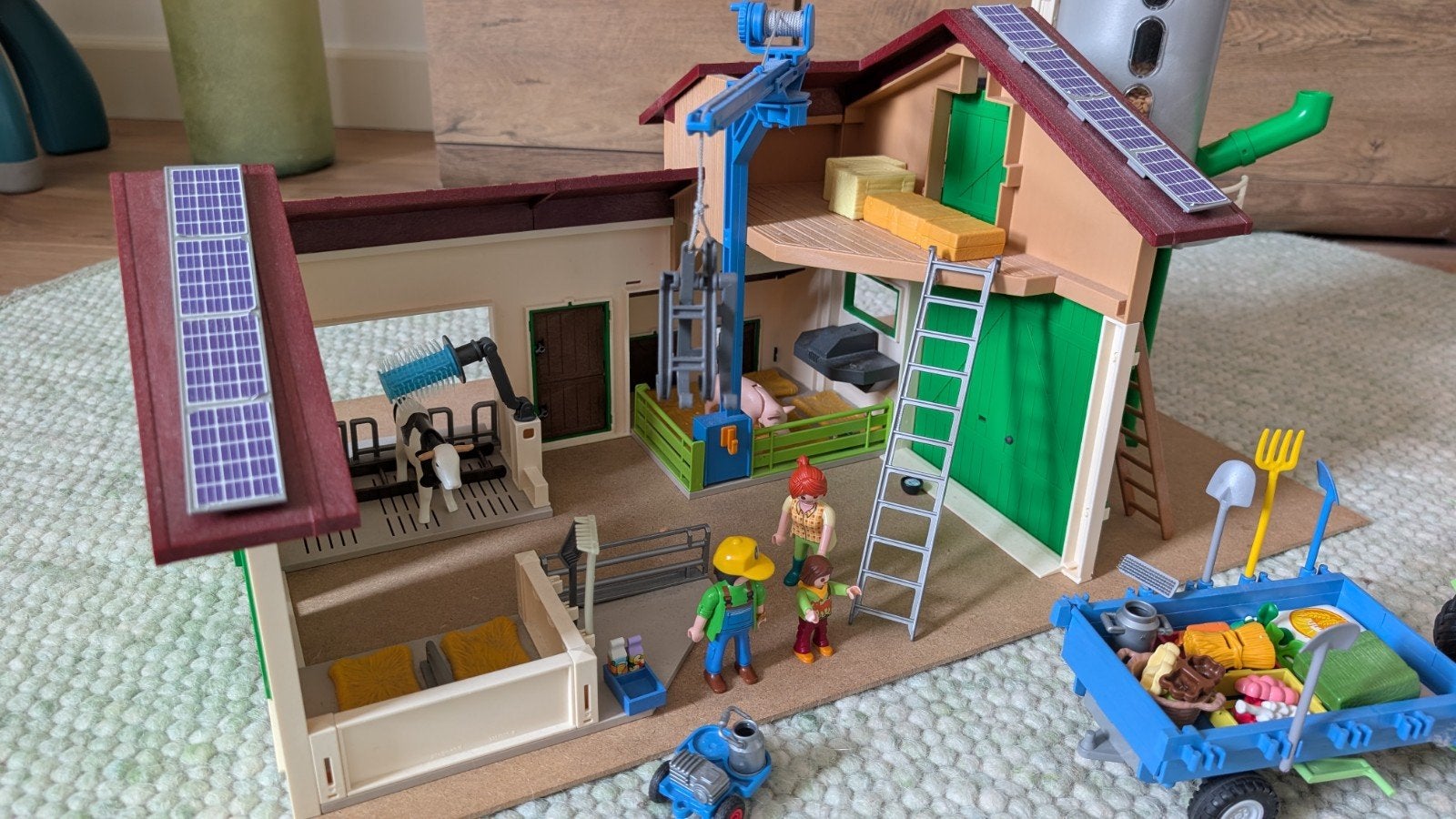 Foto 3 van Playmobil Boerderij met Tractor en Silo (70132, 71249)
