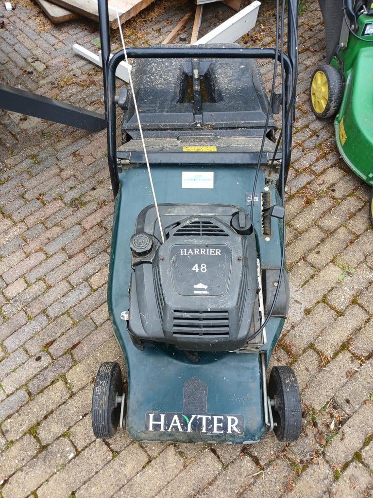 Hayter Harrier 48 Benzine Grasmaaier - Gebruikt, Cirkelmaaier, Gebruikt, Ophalen of Verzenden, Hayter