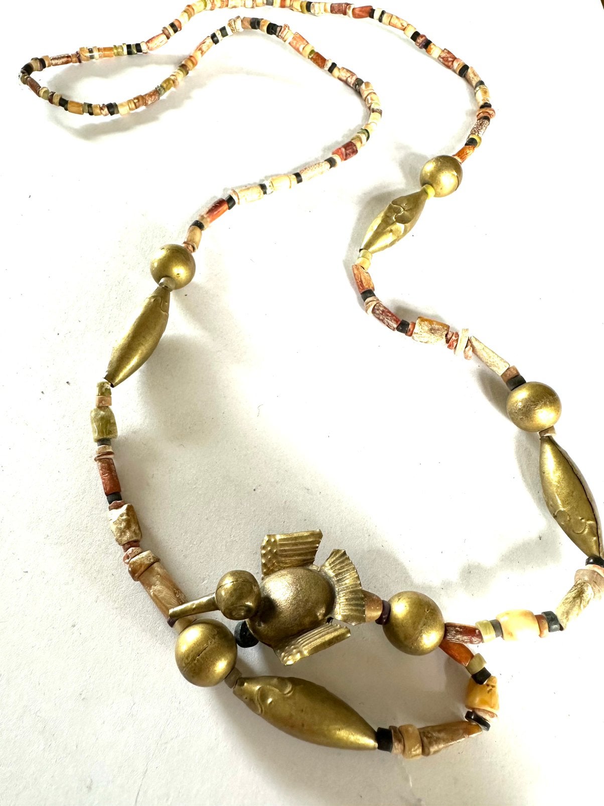 Antieke Pre Columbian Moche ketting uit Peru, Overige materialen, Gebruikt, Overige kleuren, Verzenden