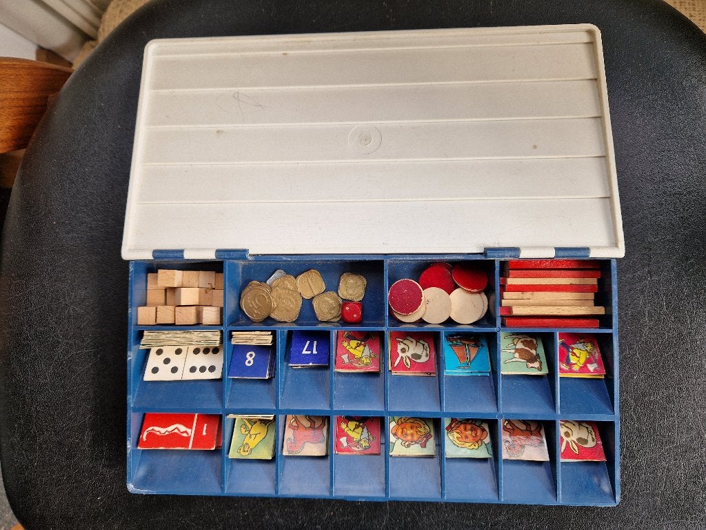 (A) Vintage Malmberg rekendoos., Ophalen of Verzenden, Overige typen