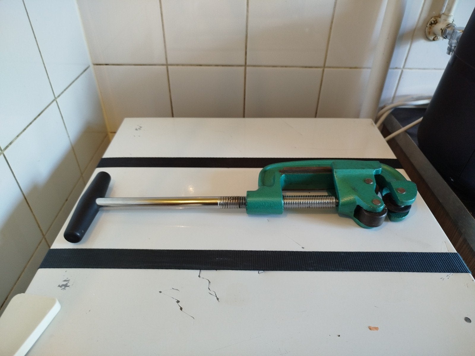Grote pijpensnijder - Robuust en efficiënt, Ophalen of Verzenden, Gebruikt