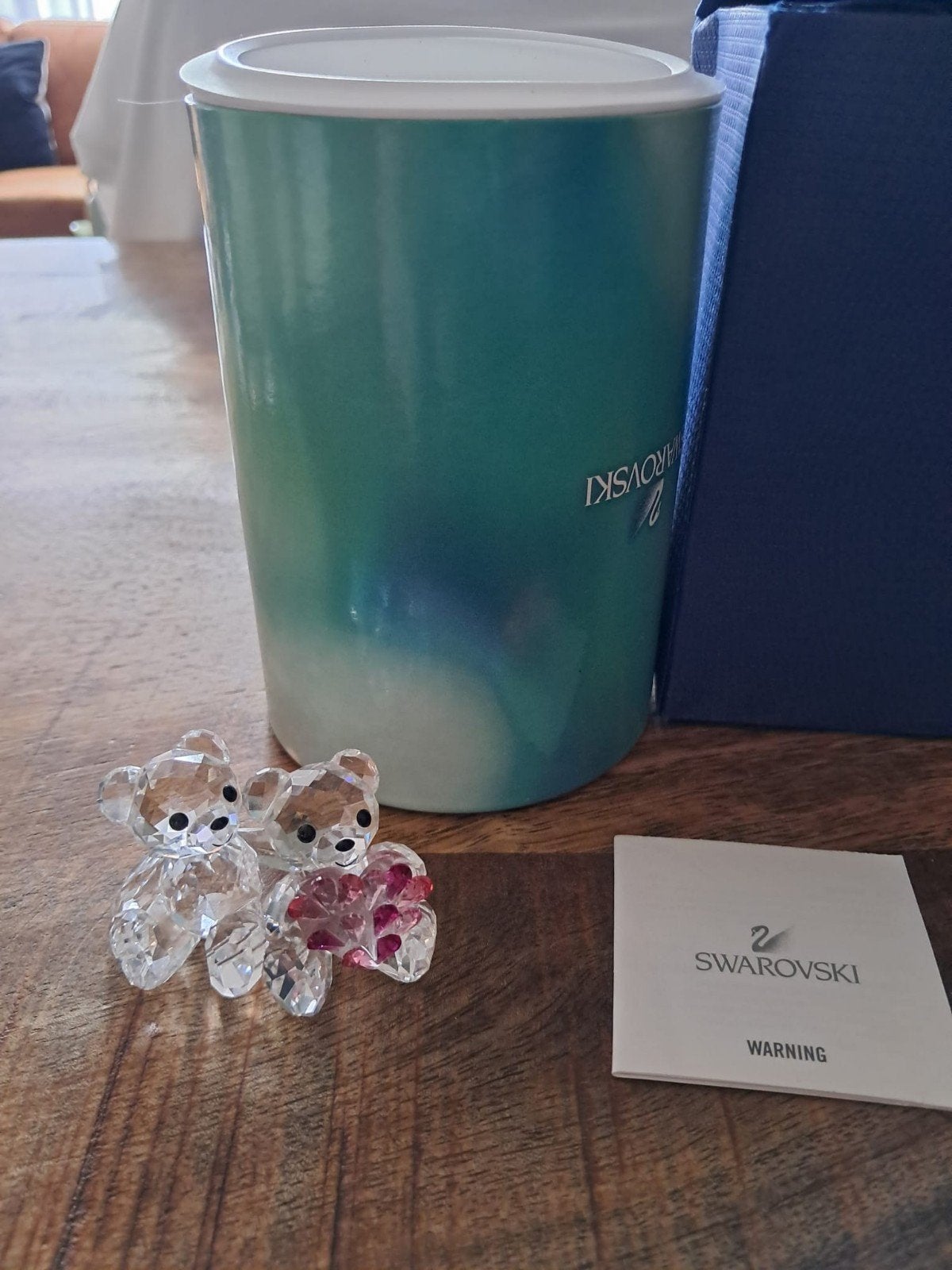 Swarovski Krisbeer met doos, certificaat en omdoos, Verzamelen, Ophalen of Verzenden, Zo goed als nieuw, Figuurtje