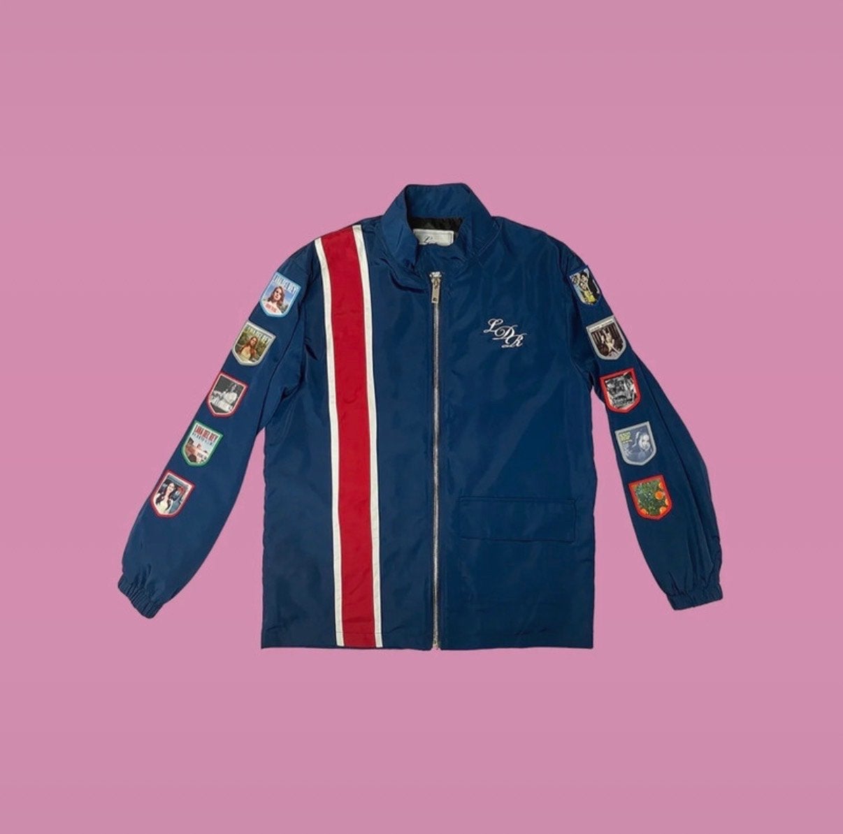 Official Lana Del Rey Racing Jacket - Maat M, Kleding | Dames, Jassen | Zomer, Ophalen of Verzenden, Zo goed als nieuw, Maat 38/40 (M)