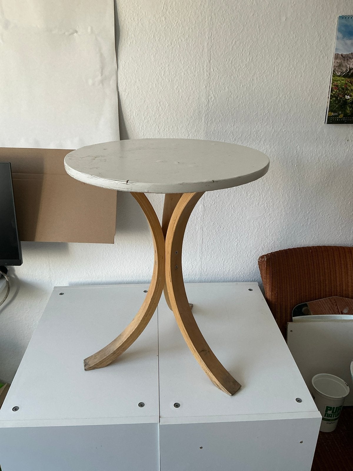IKEA Fornbro bijzettafel, rond, gebruikt, Huis en Inrichting, Ophalen, Minder dan 45 cm, Minder dan 55 cm, Gebruikt