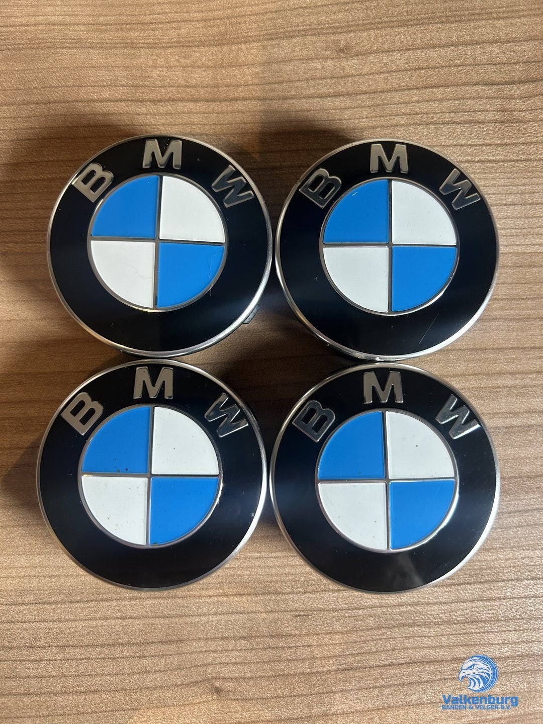 ORIGINELE BMW naafkap naafdop set zwart KLEIN, Gebruikt, -, Verzenden, -