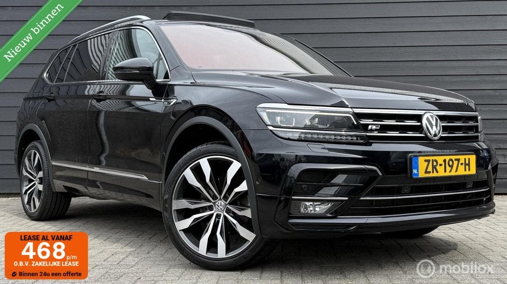 Volkswagen Tiguan Allspace 1.5 TSI ACT DSG Pano.dak/Trekhaak, Auto's, Volkswagen, 15 km/l, Gebruikt, Zwart, 750 kg
