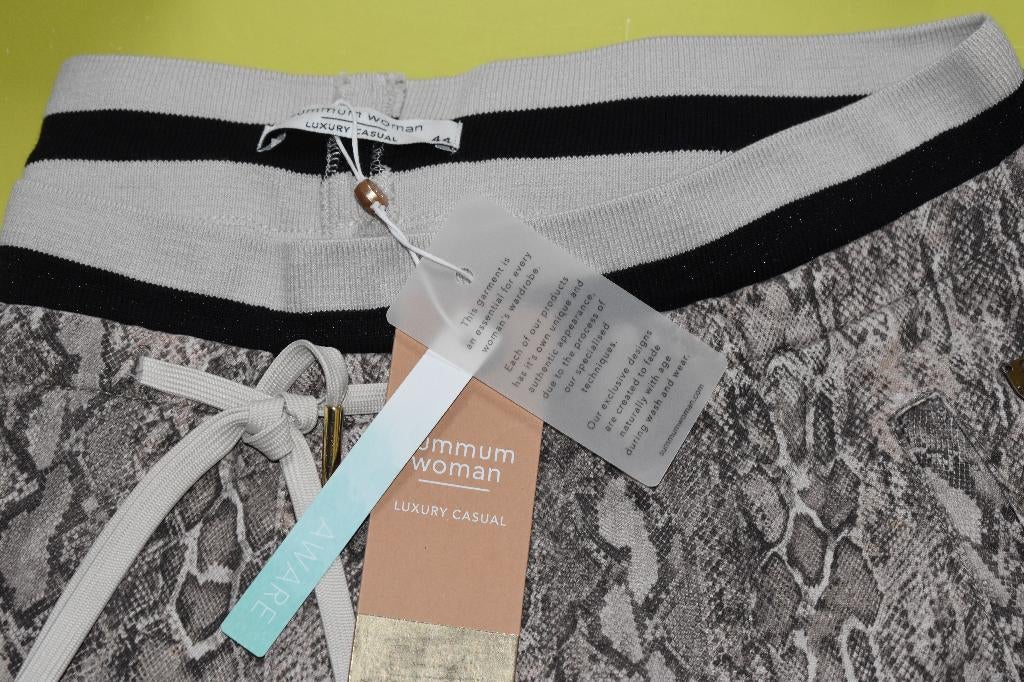 Summum Woman-lange broek -maat 44 -( nieuw- panterprint, Summum Woman, Bruin, Maat 42/44 (L), Nieuw