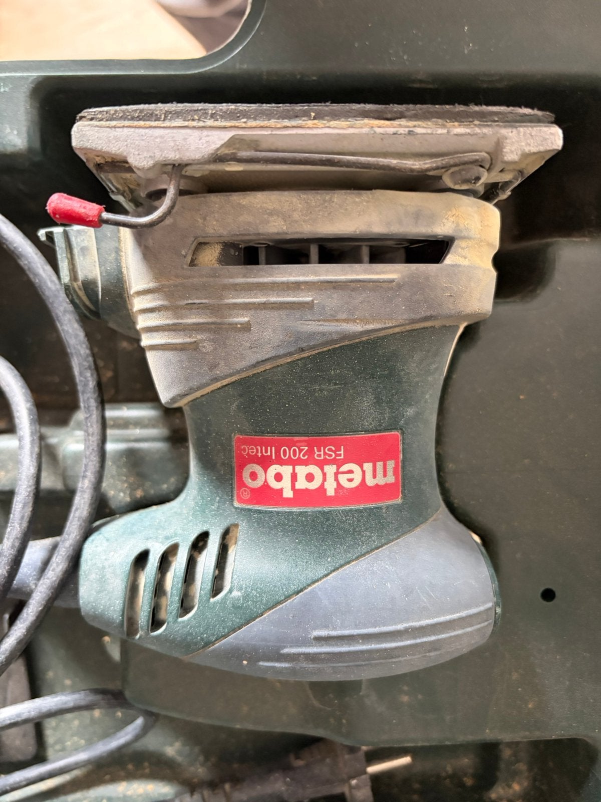 Metabo schuurmachine FSR200 Intec, Ophalen of Verzenden, Gebruikt, Minder dan 600 watt, Vlakschuurmachine