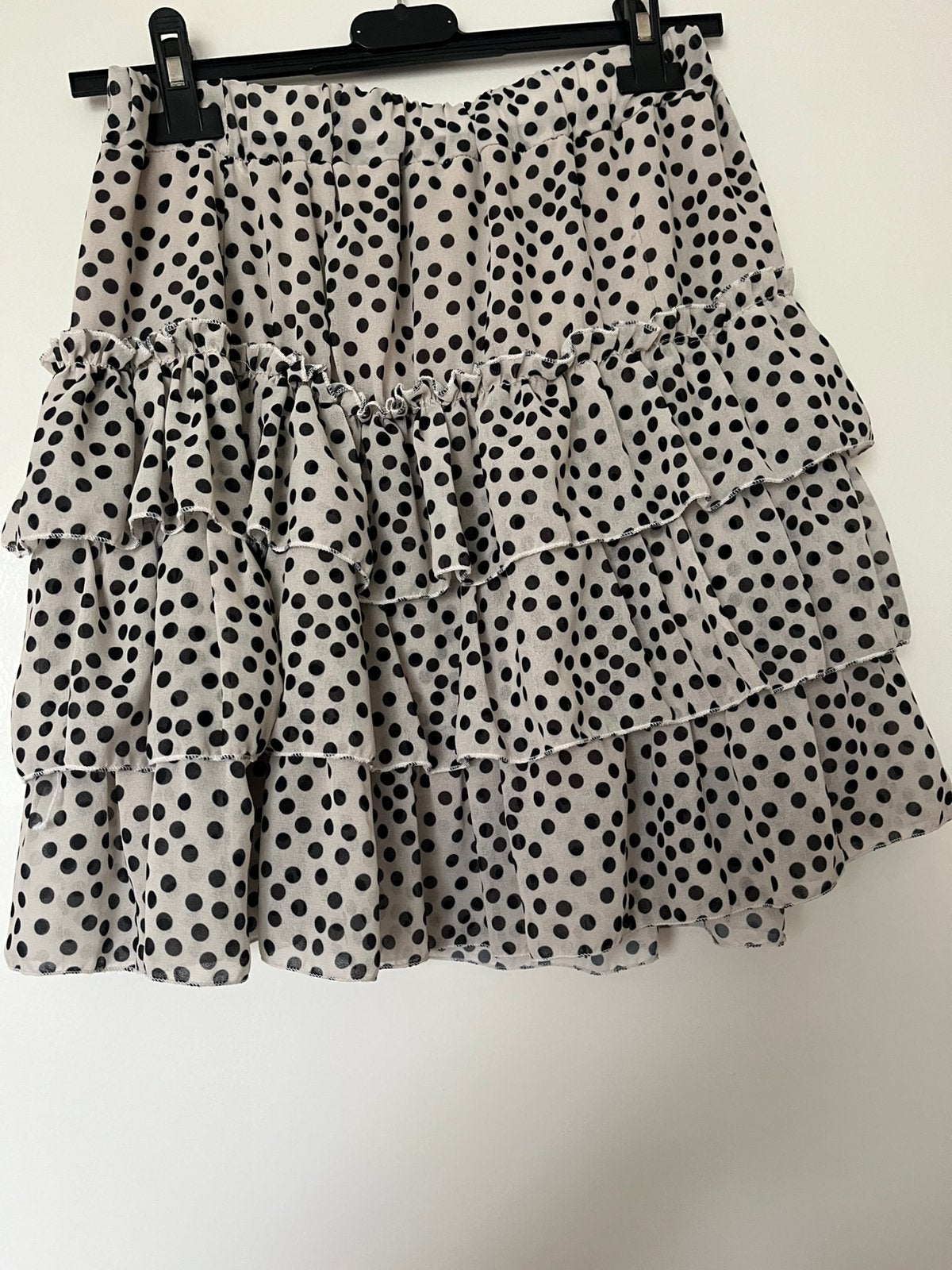 Gedragen rok met stippen, Maat 38/40 (M), Beige, Ophalen of Verzenden, Gedragen