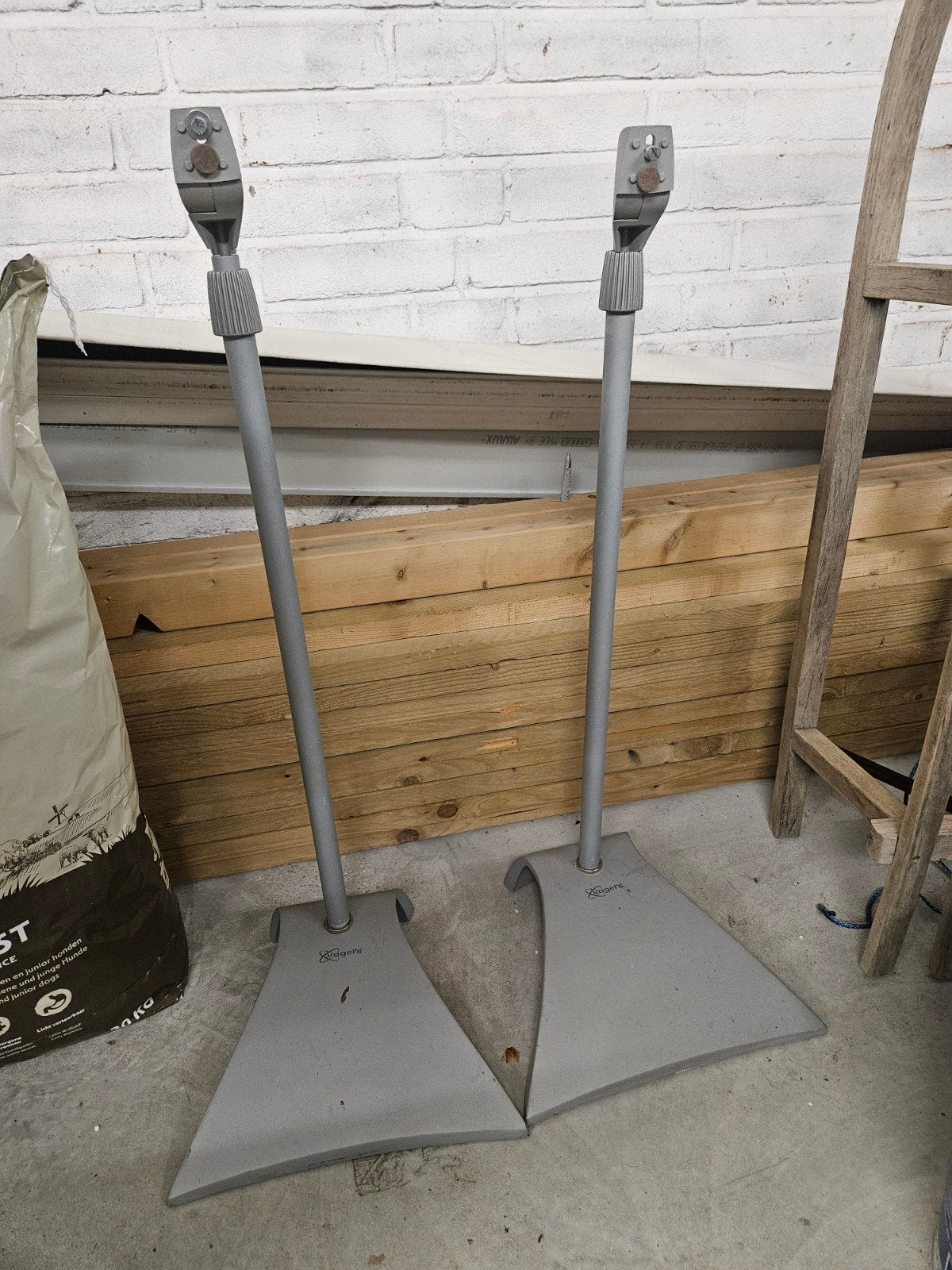2x Sterke Vogel's speaker standaard, in hoogte verstelbaar!, Overige typen, Zo goed als nieuw, 120 watt of meer, Ophalen