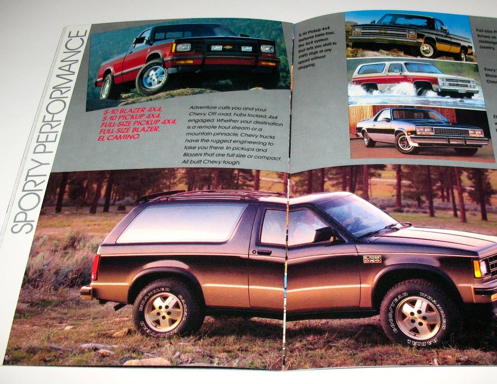Autofolder GM 1987 Chevrolet Cars and trucks ZGAN, Ophalen of Verzenden, Zo goed als nieuw, Chevrolet