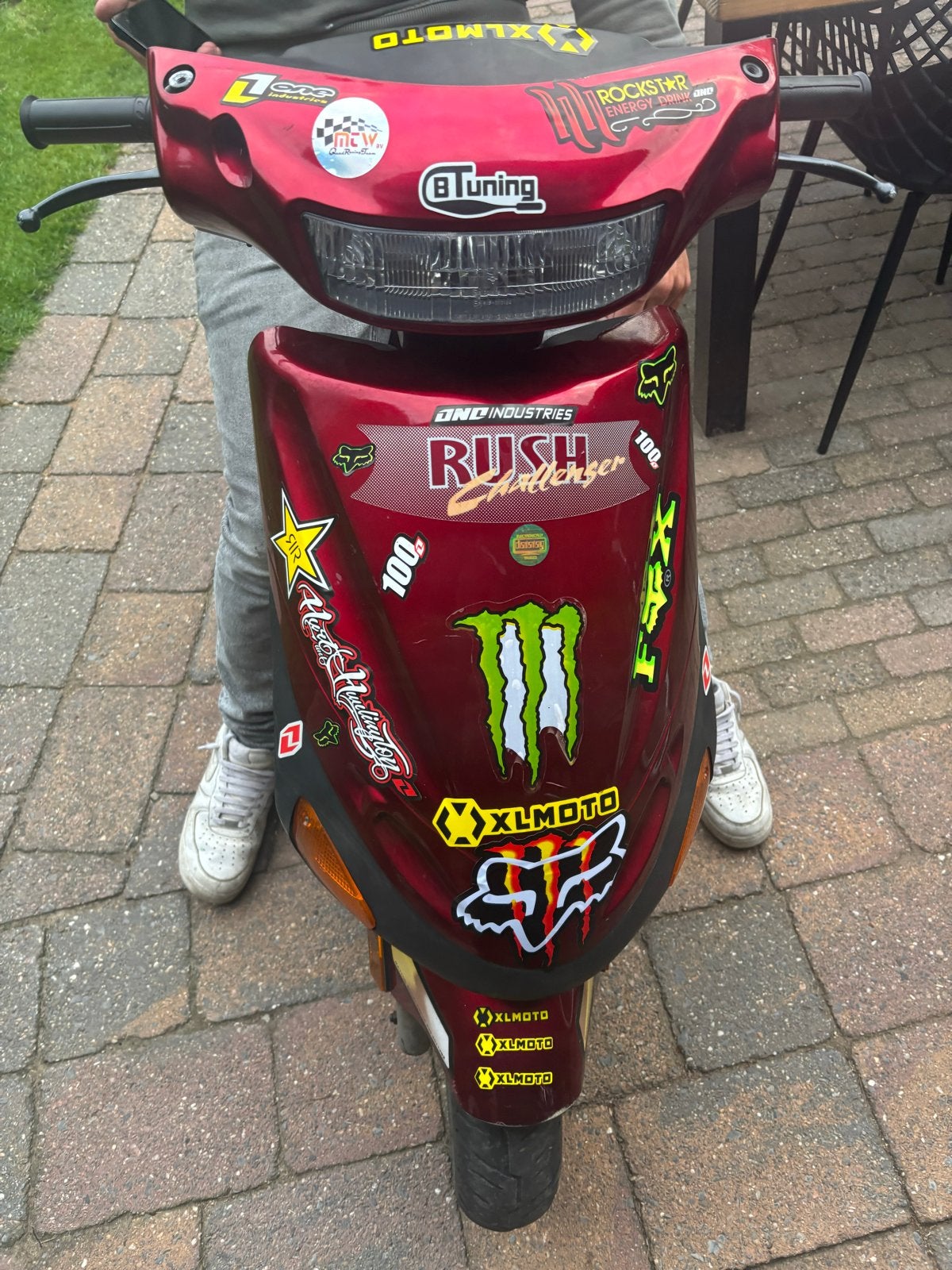 Hyosung Rush 50cc 2-takt scooter  ZONDER KENTEKEN, Ophalen of Verzenden, Gebruikt, Overige merken