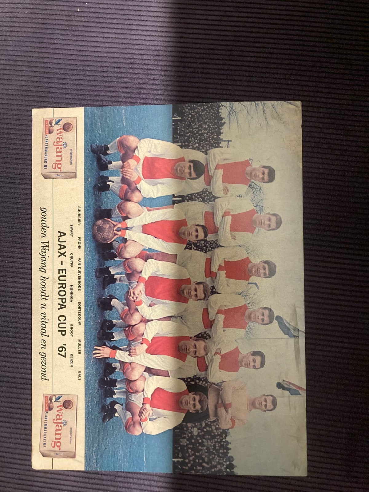 Foto van Ajax ( van Wajang) uit 1967, Verzenden, Zo goed als nieuw, Ajax, Poster, Plaatje of Sticker