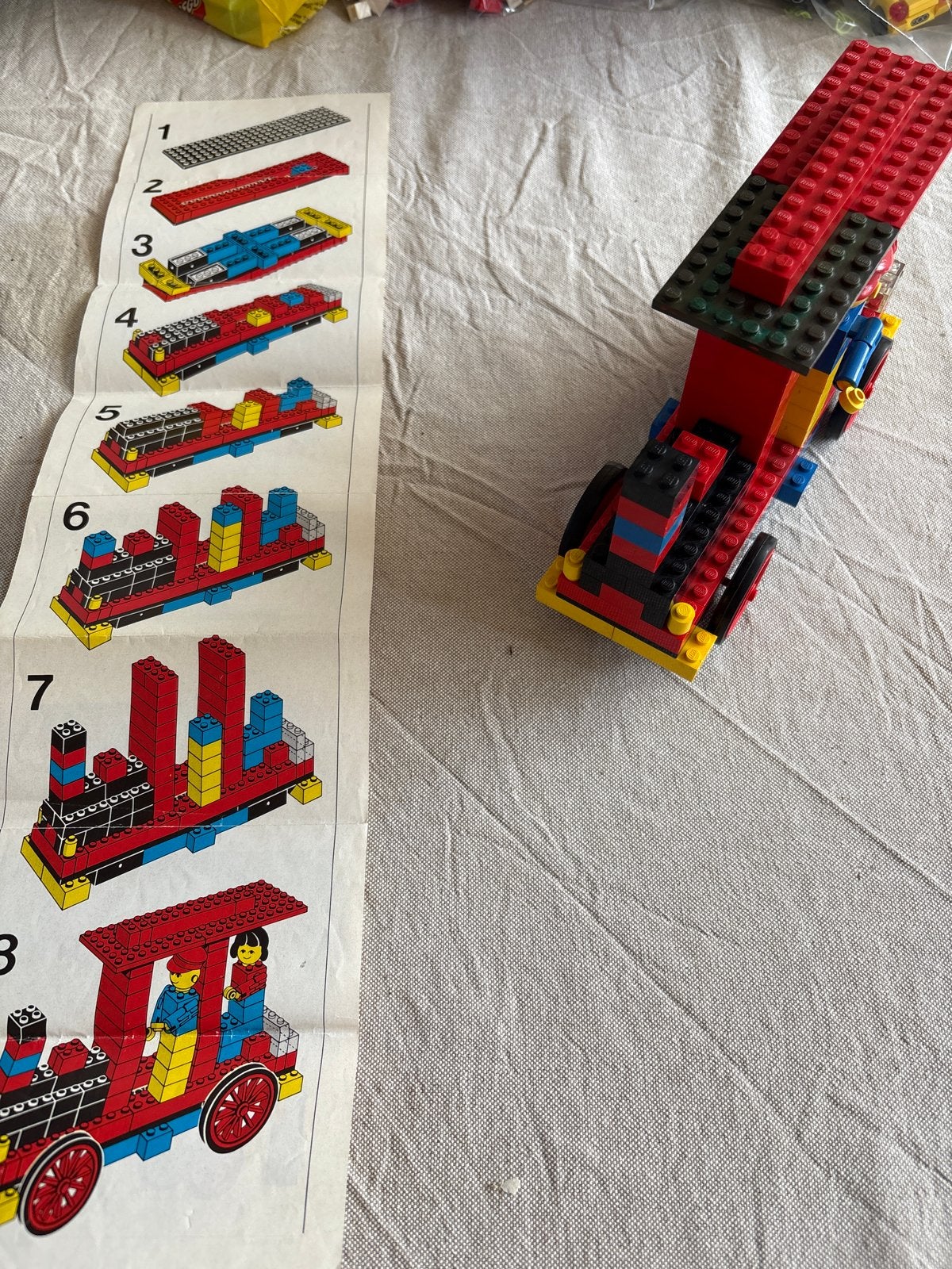 Lego 252 Vintage Trein Set Compleet met Instructies, Ophalen of Verzenden, Zo goed als nieuw