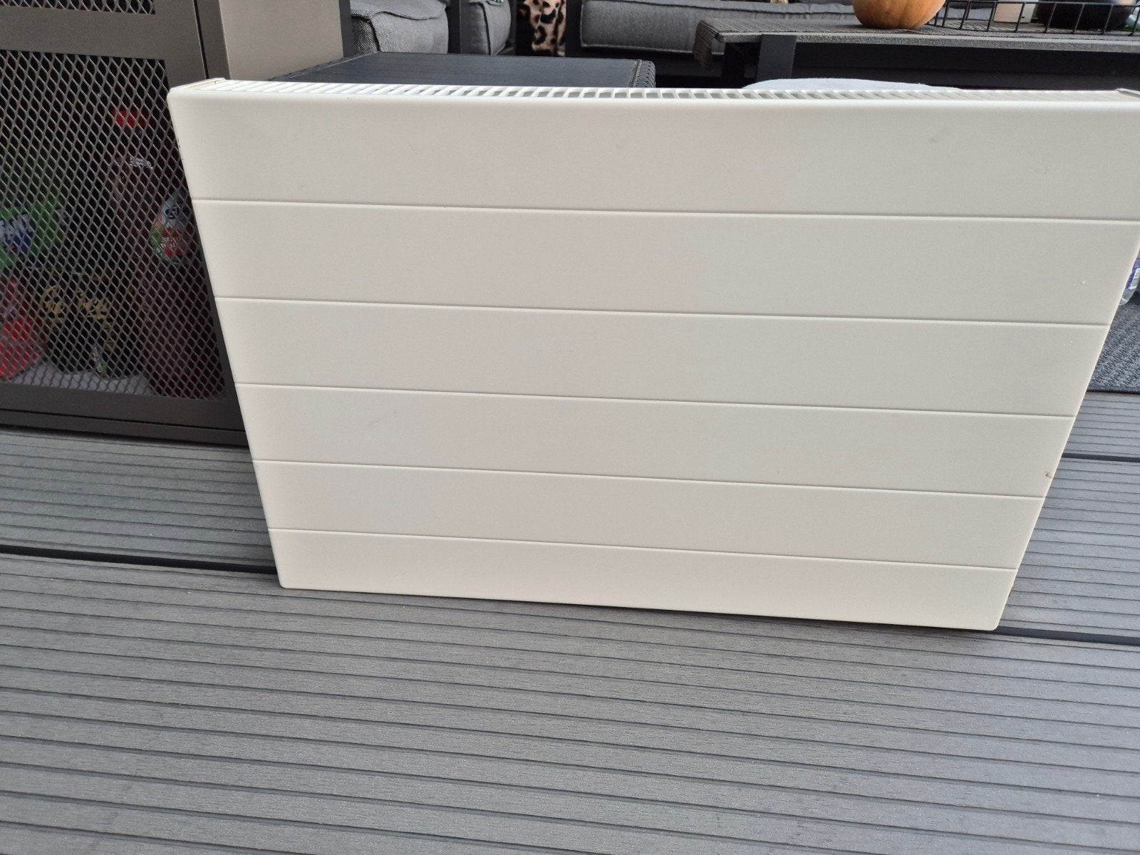 Radson radiator 60x40x7 met Danfoss thermostaatkraan, 30 tot 80 cm, Radiator, Ophalen of Verzenden, Zo goed als nieuw