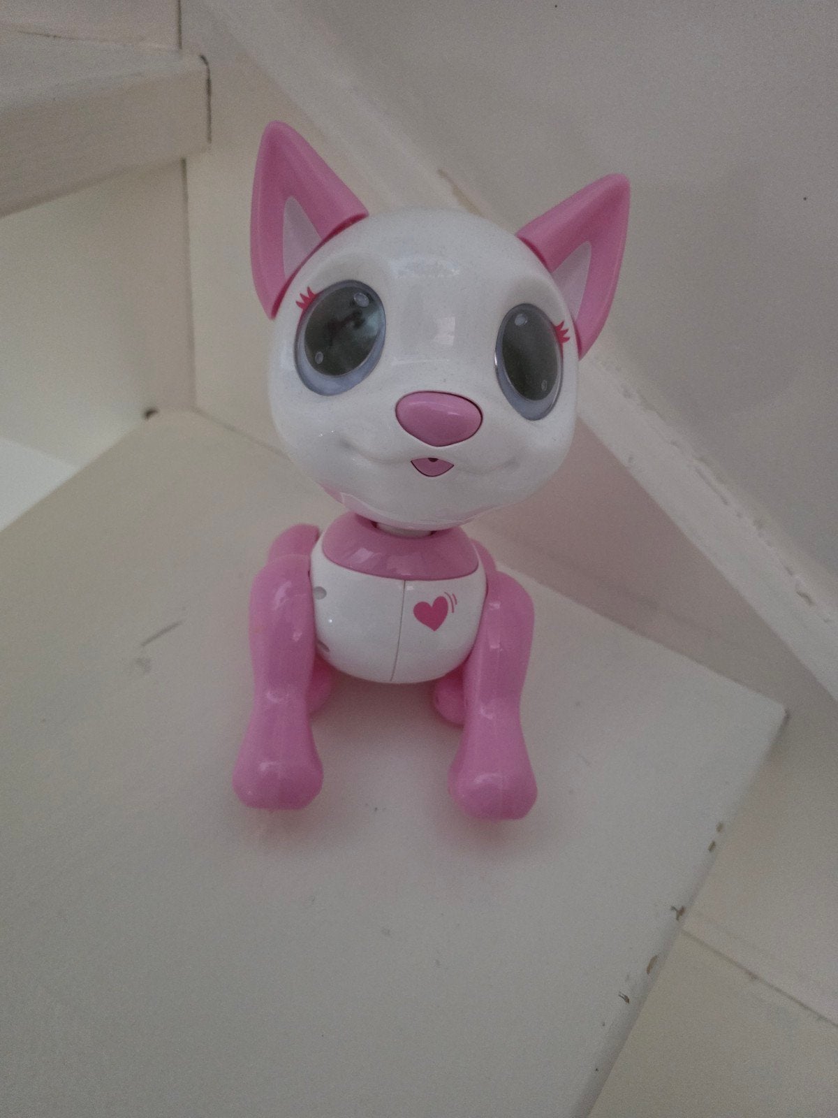 Interactieve robot cat met lichtgevende ogen, Ophalen of Verzenden, Jongen of Meisje