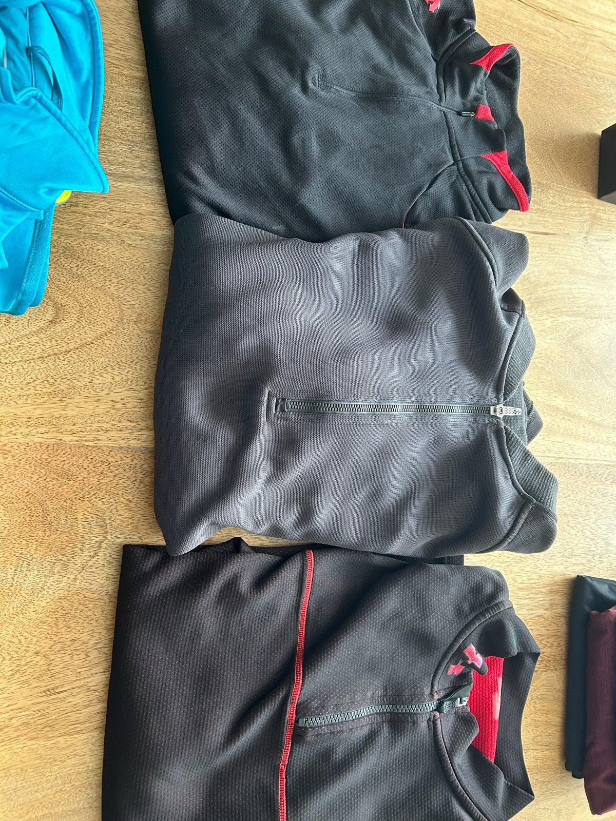3 mooie skipully's van Spider, Descente en Under Armour, Ophalen of Verzenden, Gedragen, Maat 42/44 (L), Trui