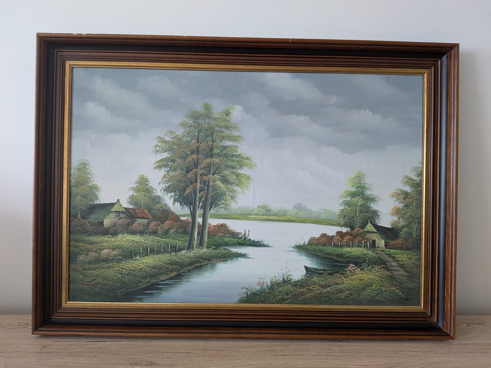Schilderij Landschap, Ophalen
