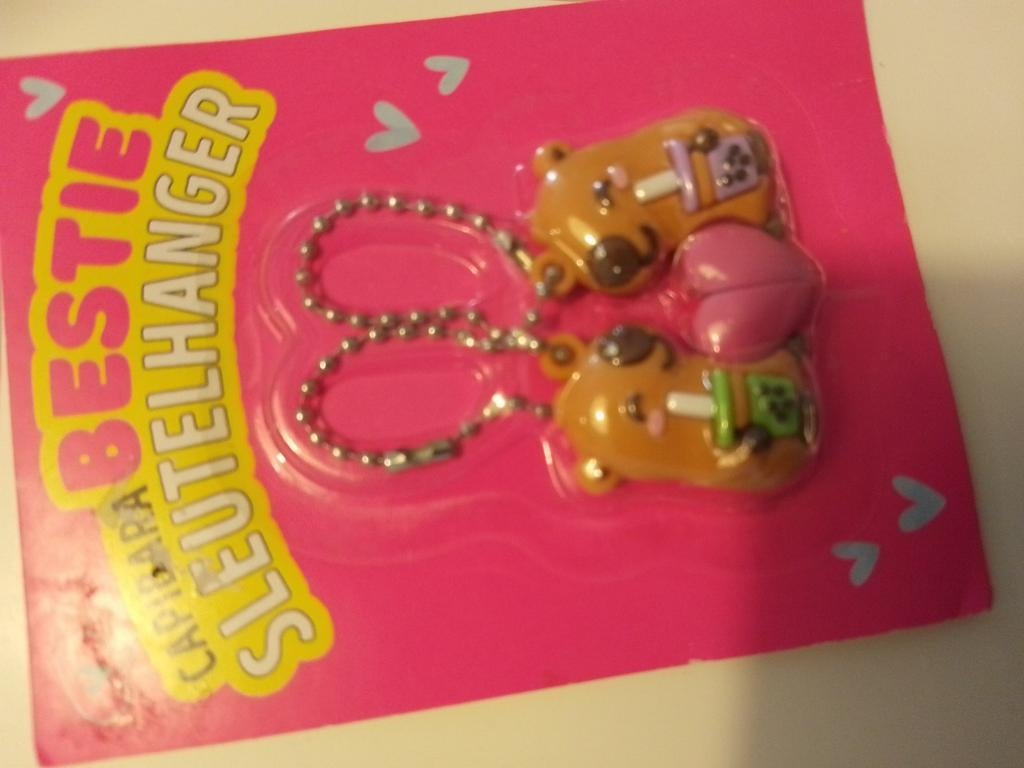 Bestie Sleutelhanger Capibara - Nieuw, Ophalen of Verzenden, Nieuw, Dier of Natuur