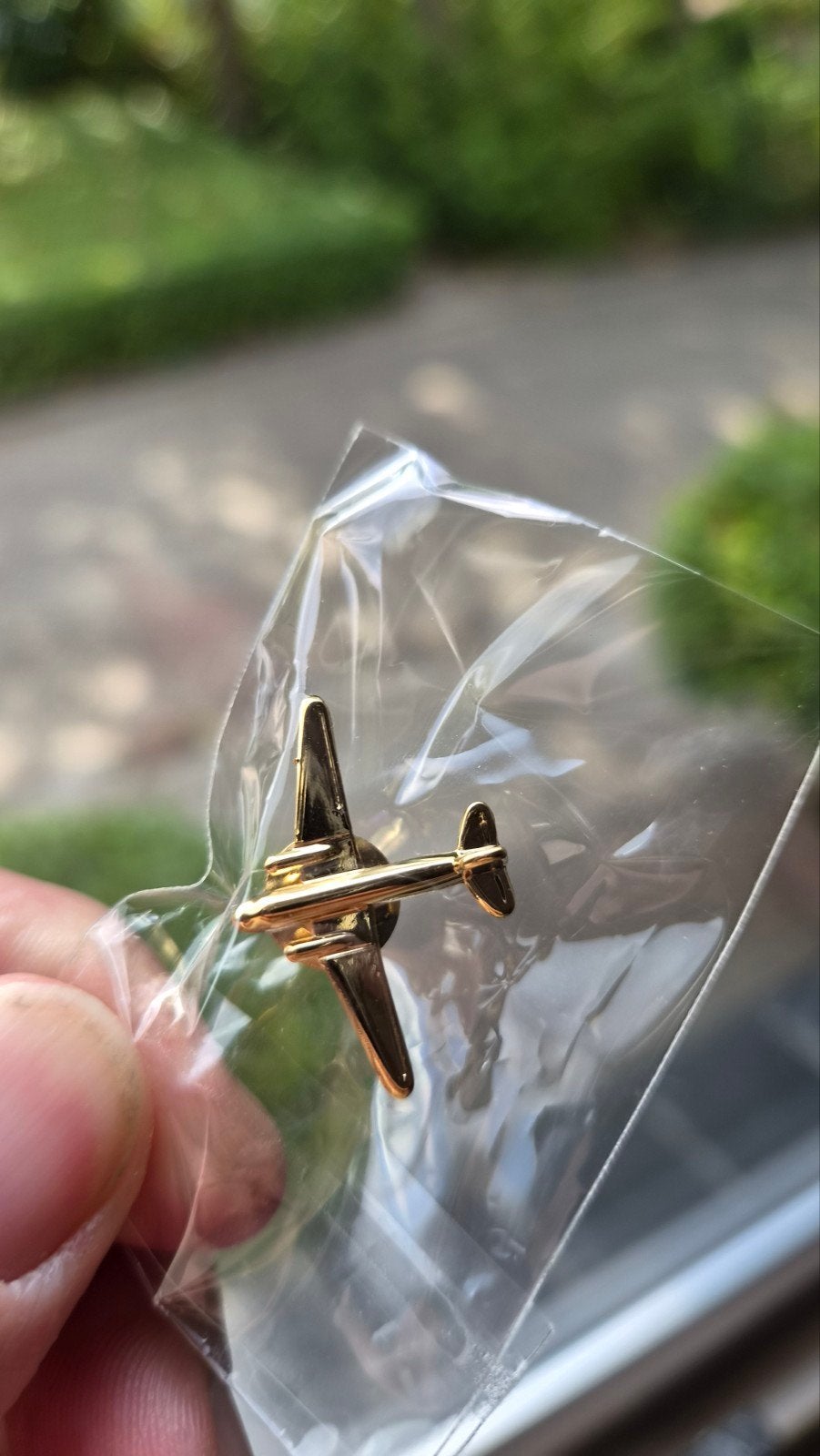 Soldaat van Oranje musical - dakota / vliegtuig pin goud, Verzenden, Goud, Goud, Dame