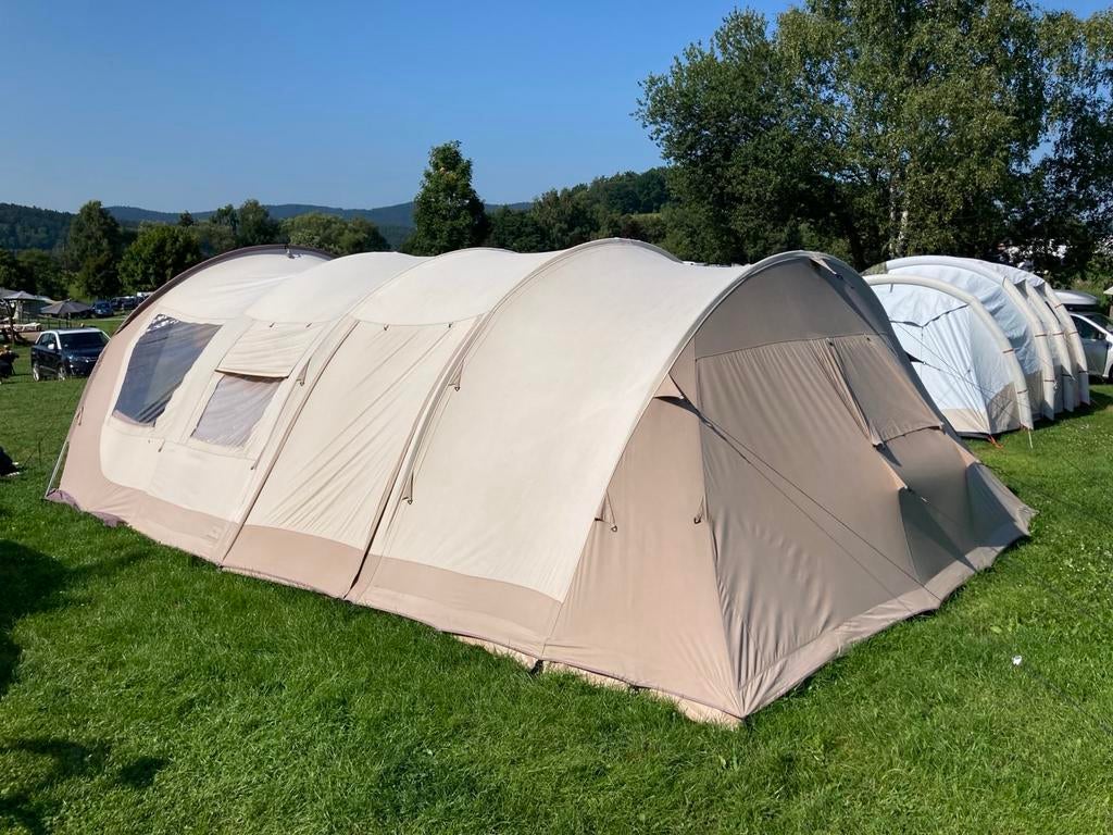 Tent Bardani Villa Grande 450, Caravans en Kamperen, Tenten, Ophalen, Gebruikt, Tot en met 6